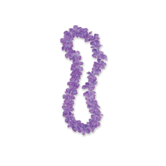 Collier Hawaïen - Fleurs Mauves - 40" Unique