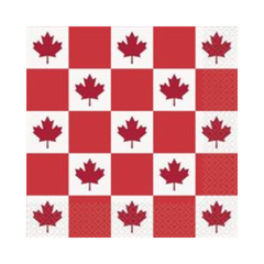 Serviettes de Table - Fête du Canada - 16/Pqt Unique
