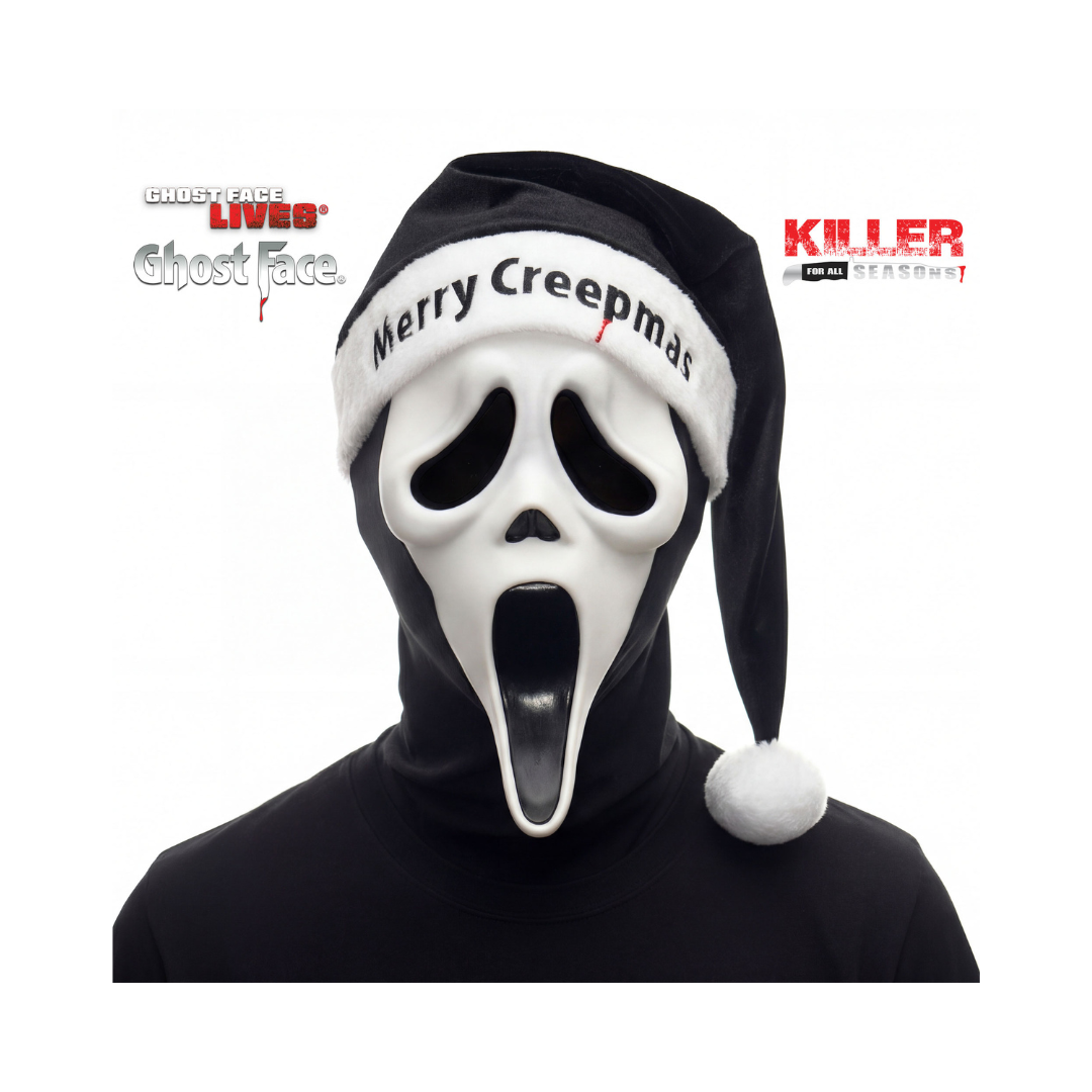 Masque Ghost Face® Père Noël Horreur Fun World