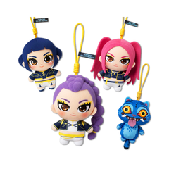 Peluche avec Attache - K-Pop Demon Hunters - 4" - Assortis RICOCHET