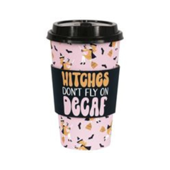 Verres à Café Halloween Groovy Assortis - 16 oz - Avec Couvercles et Manchons Unique