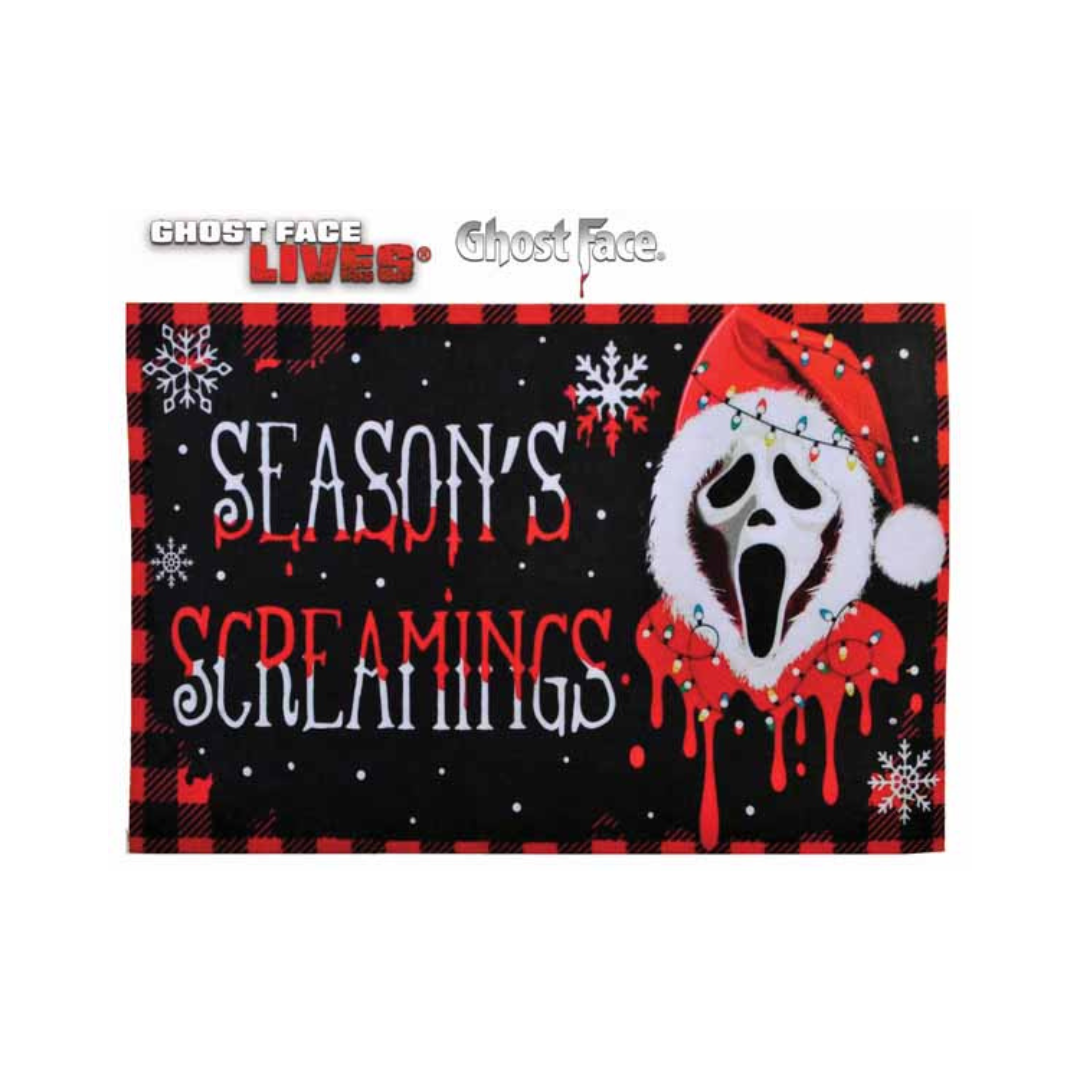 Tapis de Porte Ghost Face® - Noël - Assortiment Fun World