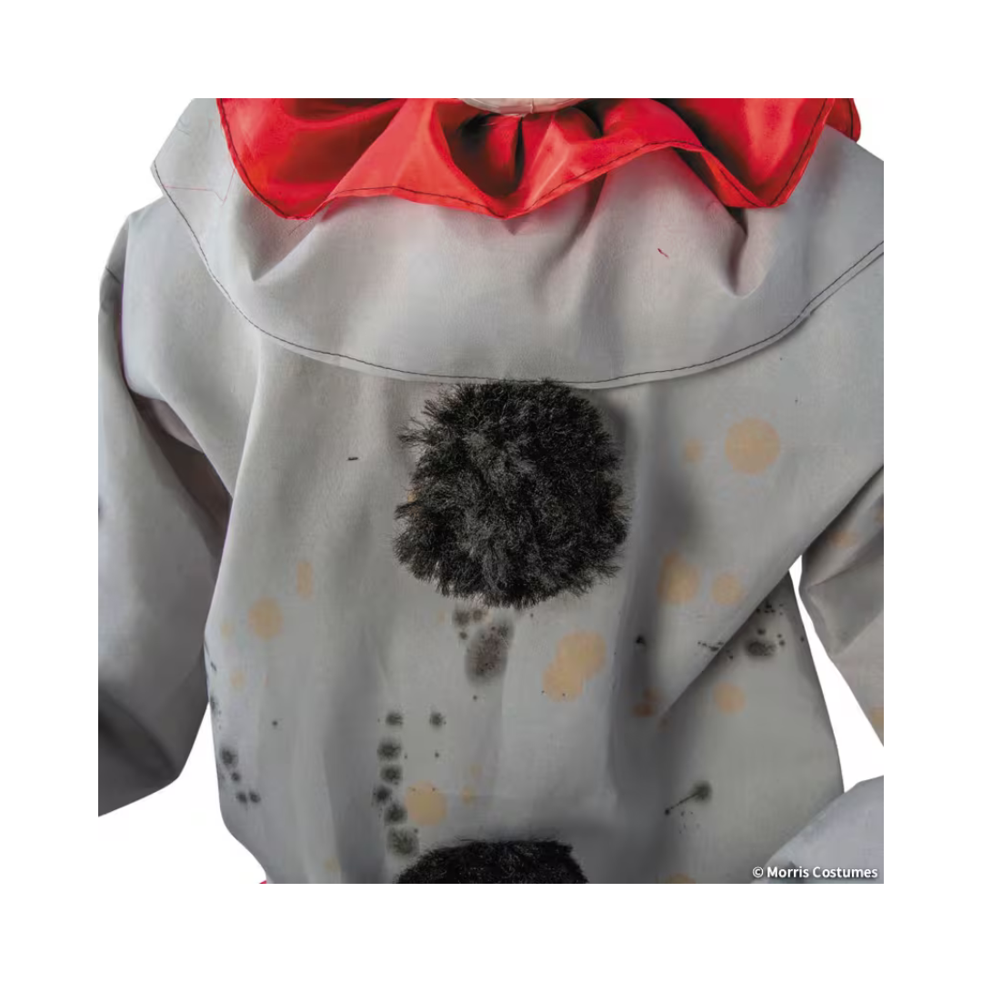 Décoration d’Halloween animée – Clown inversé lumineux avec citrouille – 5 pi Morris Costumes