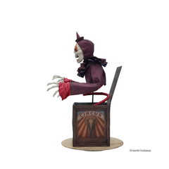 Décoration d’Halloween mécanique – Clown squelette sortant d'une boîte à surprise – 5 pi Morris Costumes