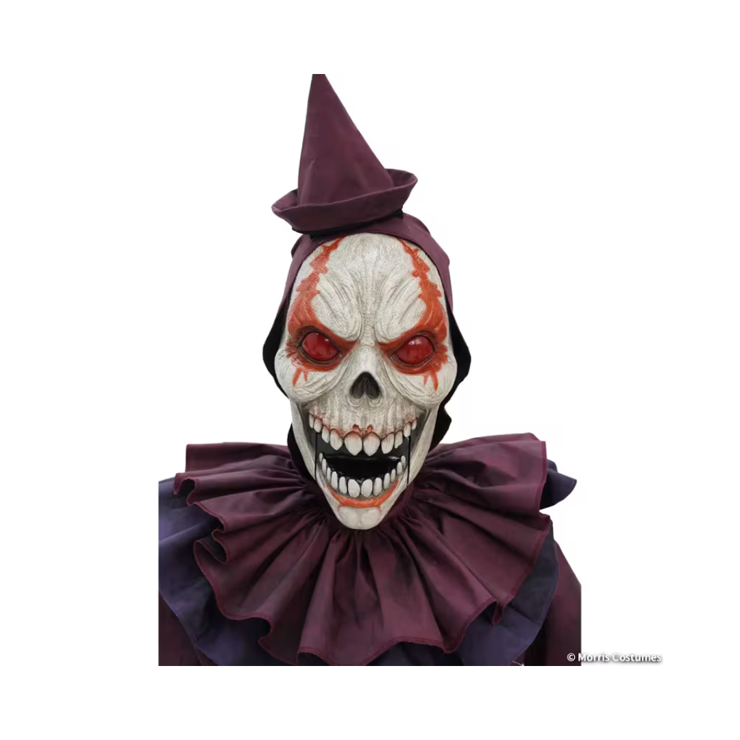 Décoration d’Halloween mécanique – Clown squelette sortant d'une boîte à surprise – 5 pi Morris Costumes