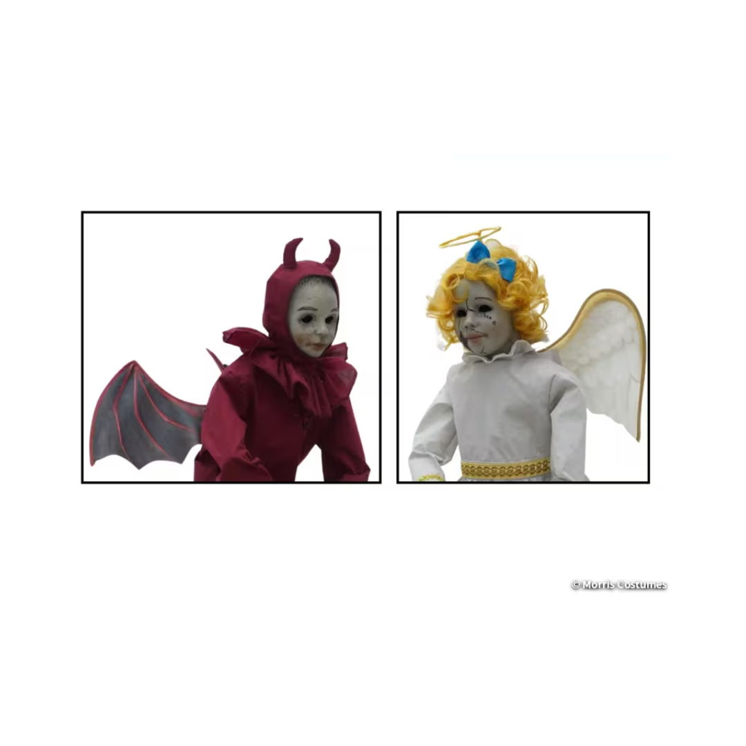 Décoration d’Halloween animée – Balançoire Ange et Démon « Eternal Rest » – 4 pi x 3 pi Morris Costumes