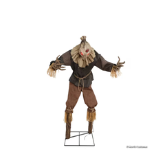 Décoration d’Halloween animée – Épouvantail Grim Stalker lumineux – 7 pi Morris Costumes