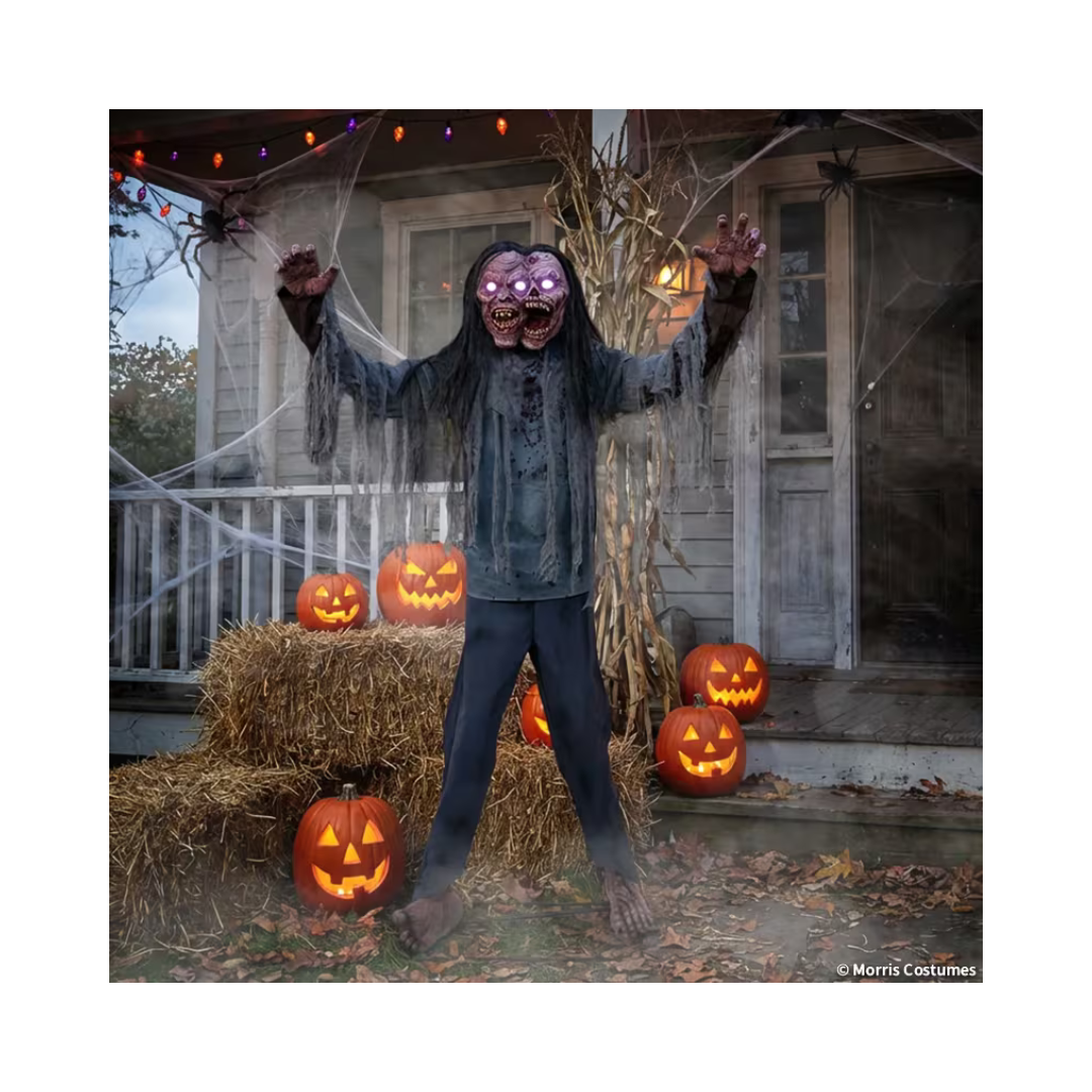 Décoration d’Halloween animée – Zombies Jack et Jill lumineux – 6 pi Morris Costumes