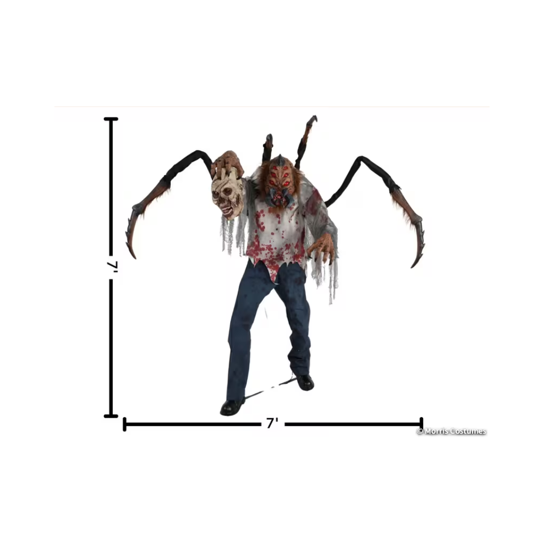 Décoration d’Halloween animée – Dr. Fangor, monstre araignée – 6 pi 10 po Morris Costumes