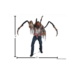 Décoration d’Halloween animée – Dr. Fangor, monstre araignée – 6 pi 10 po Morris Costumes