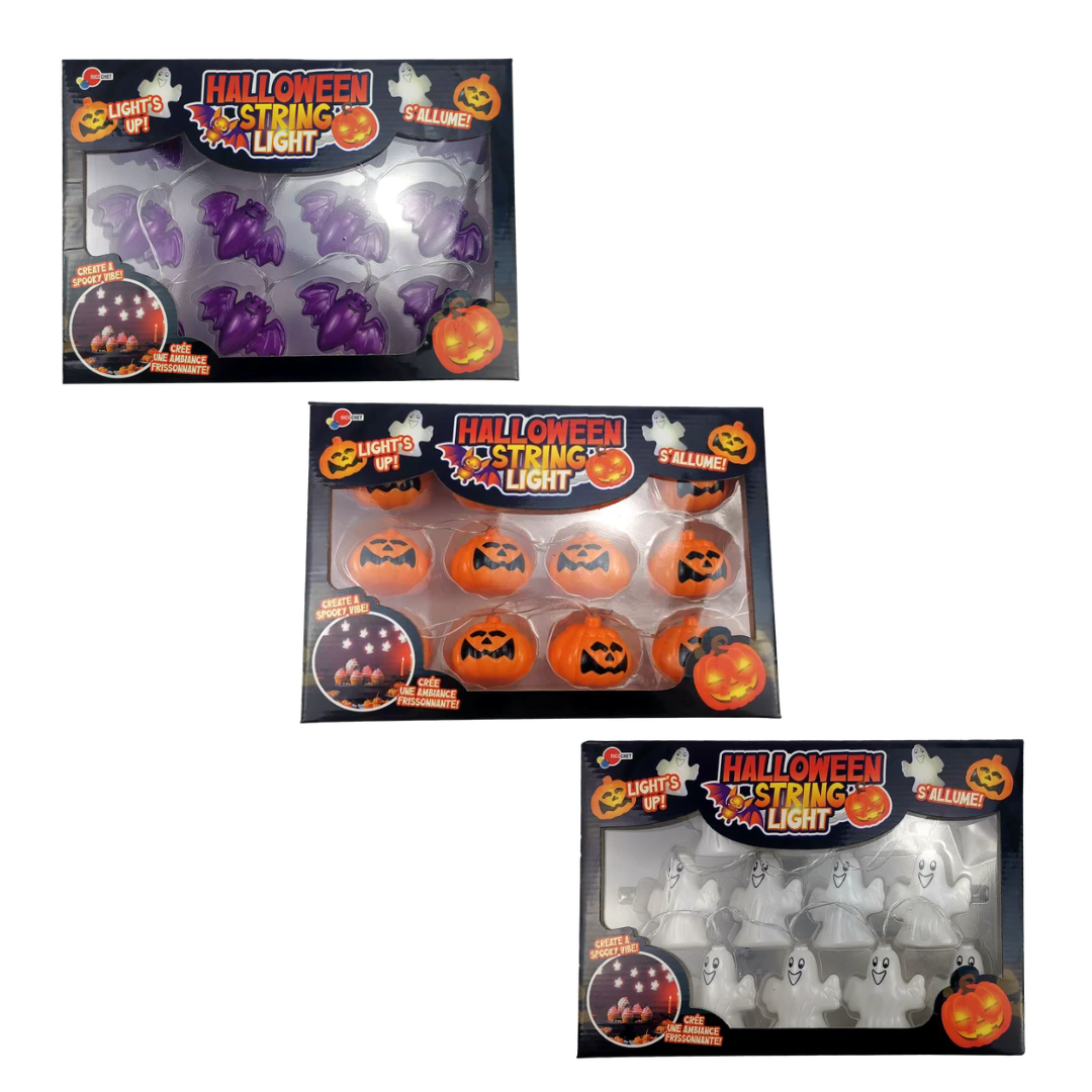 Guirlande Lumineuse d'Halloween – 3 modèles RICOCHET