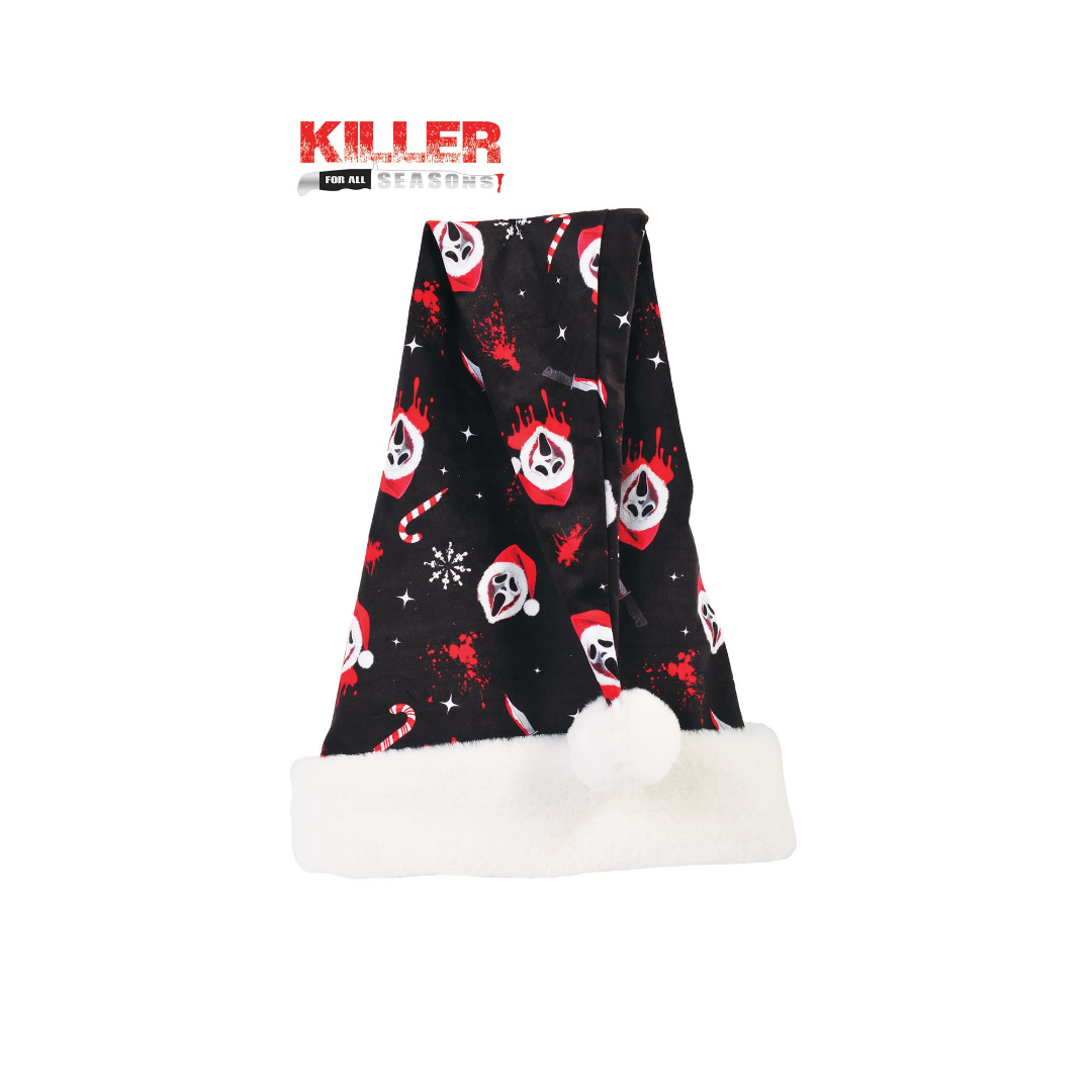 Bonnet de Noël Ghost Face® - Adulte - 2 Modèles Assortis Fun World