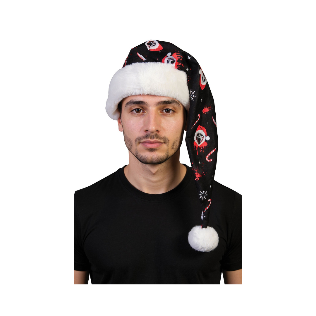Bonnet de Noël Ghost Face® - Adulte - 2 Modèles Assortis Fun World