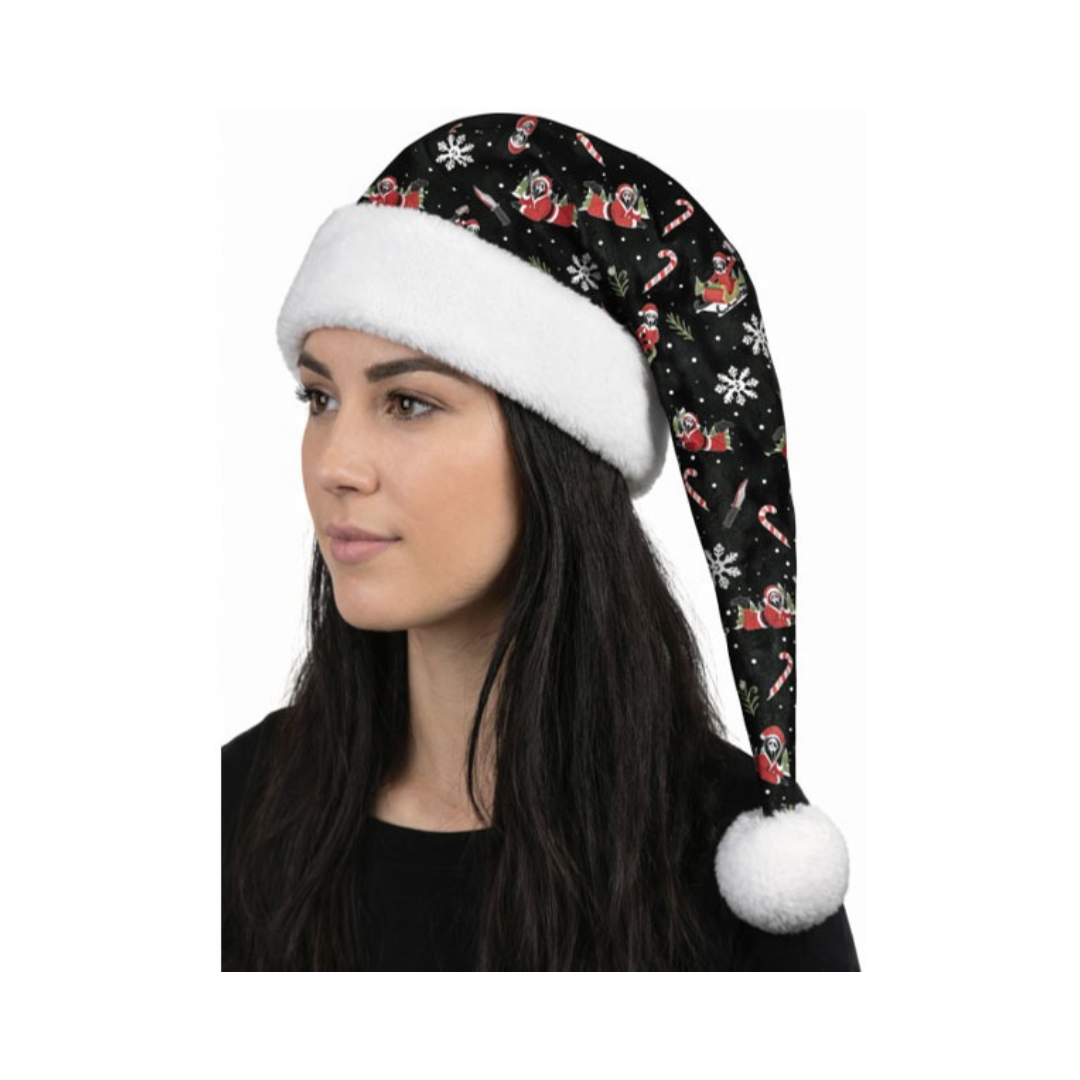 Bonnet de Noël Ghost Face® - Adulte - 2 Modèles Assortis Fun World