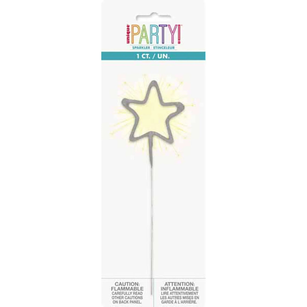 Feux de bengale pour gâteau - Étoile - 7"