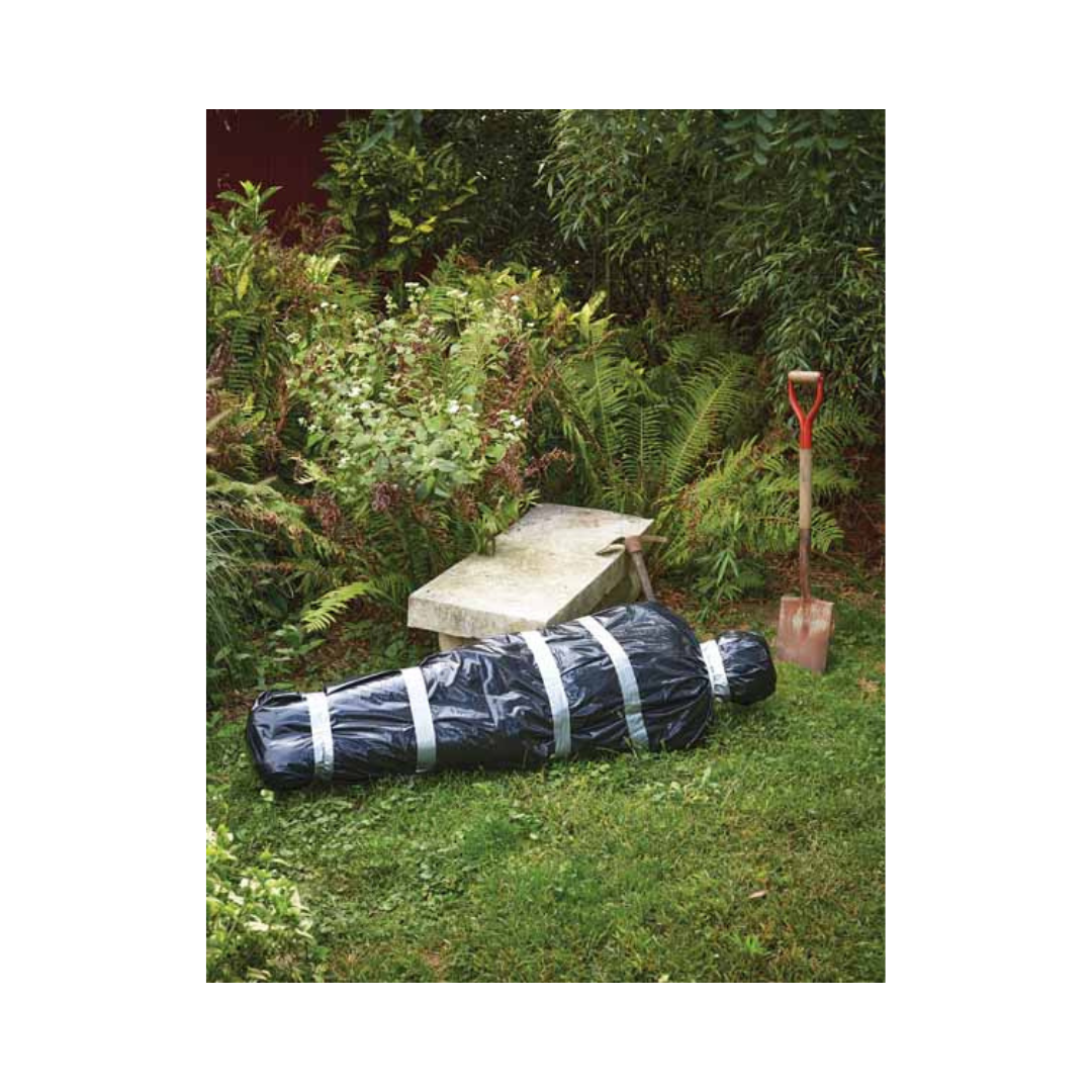 Corps gonflable avec sac de mortuaire noir