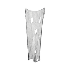 Tissu effrayant noir