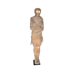 Momie debout avec corps lumineux