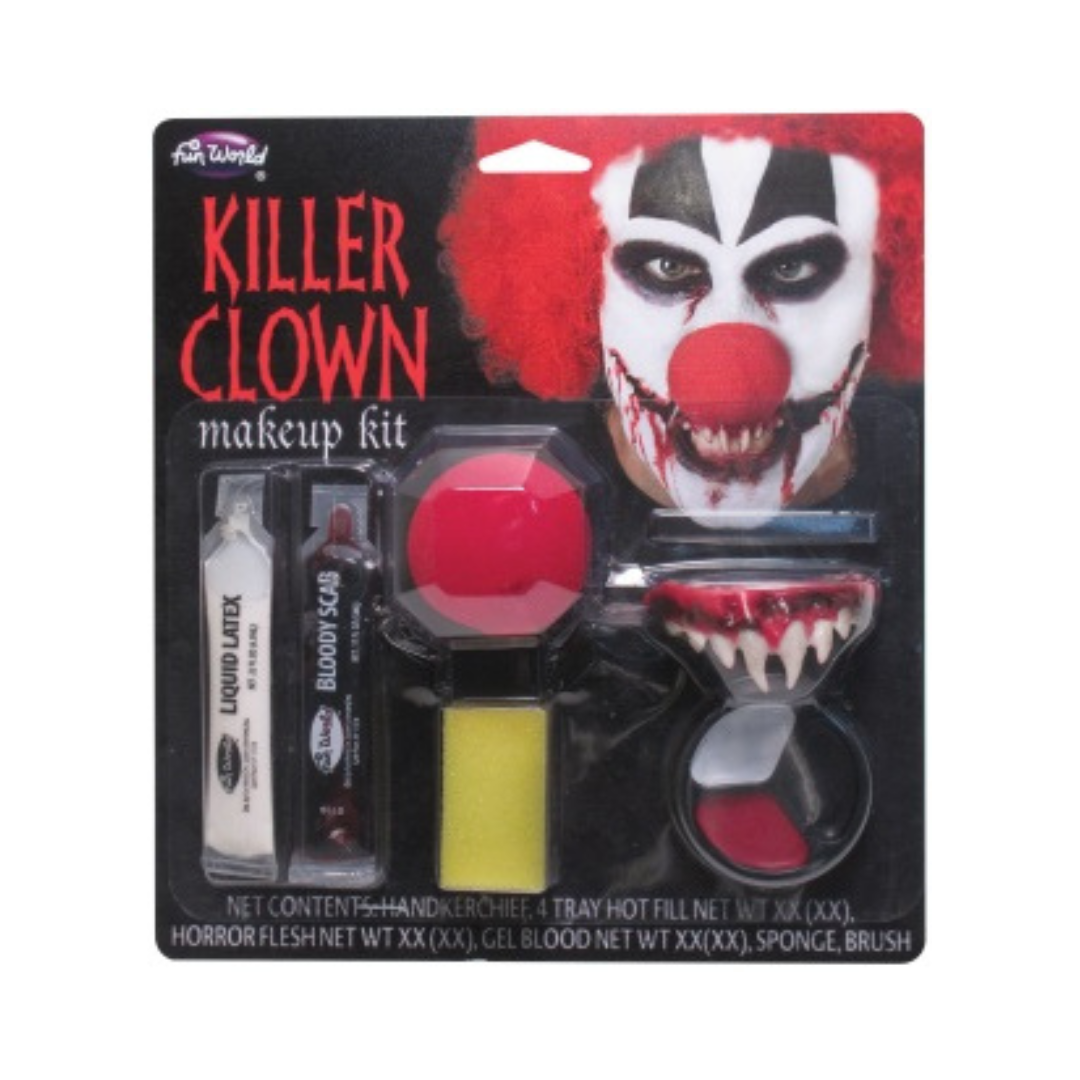 Kit de maquillage horreur - Clown meurtrier