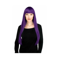 Longue Perruque - Violet - Adulte