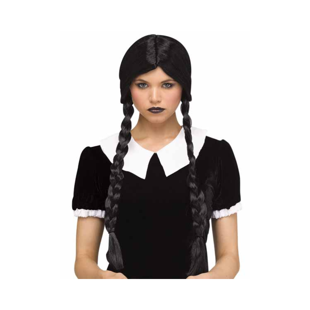 Perruque - Tresse Classique - Noire - Adulte