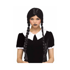 Perruque - Tresse Classique - Noire - Adulte