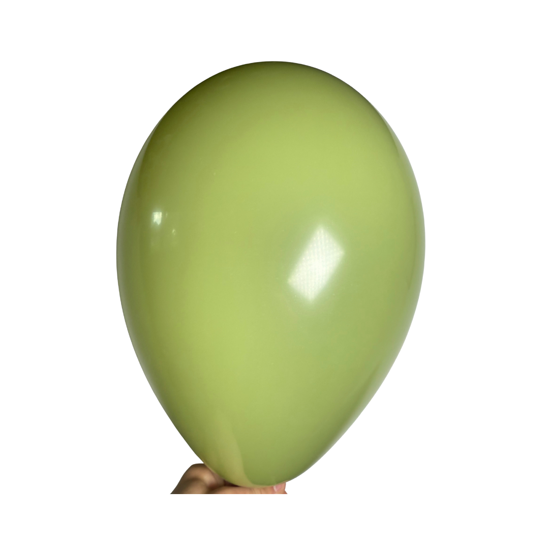 Ballons latex 12" - 1 Unité - Vert Olive