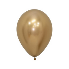 Ballons latex 12" - 1 Unité - Or Chrome