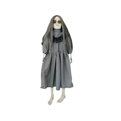 Femme effrayante lumineuse