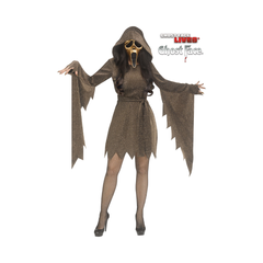 Costume Femme - Ghost Face Or Scintillant - Adulte Fun World