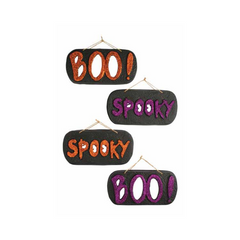 Enseignes pailletées - Boo et Spooky