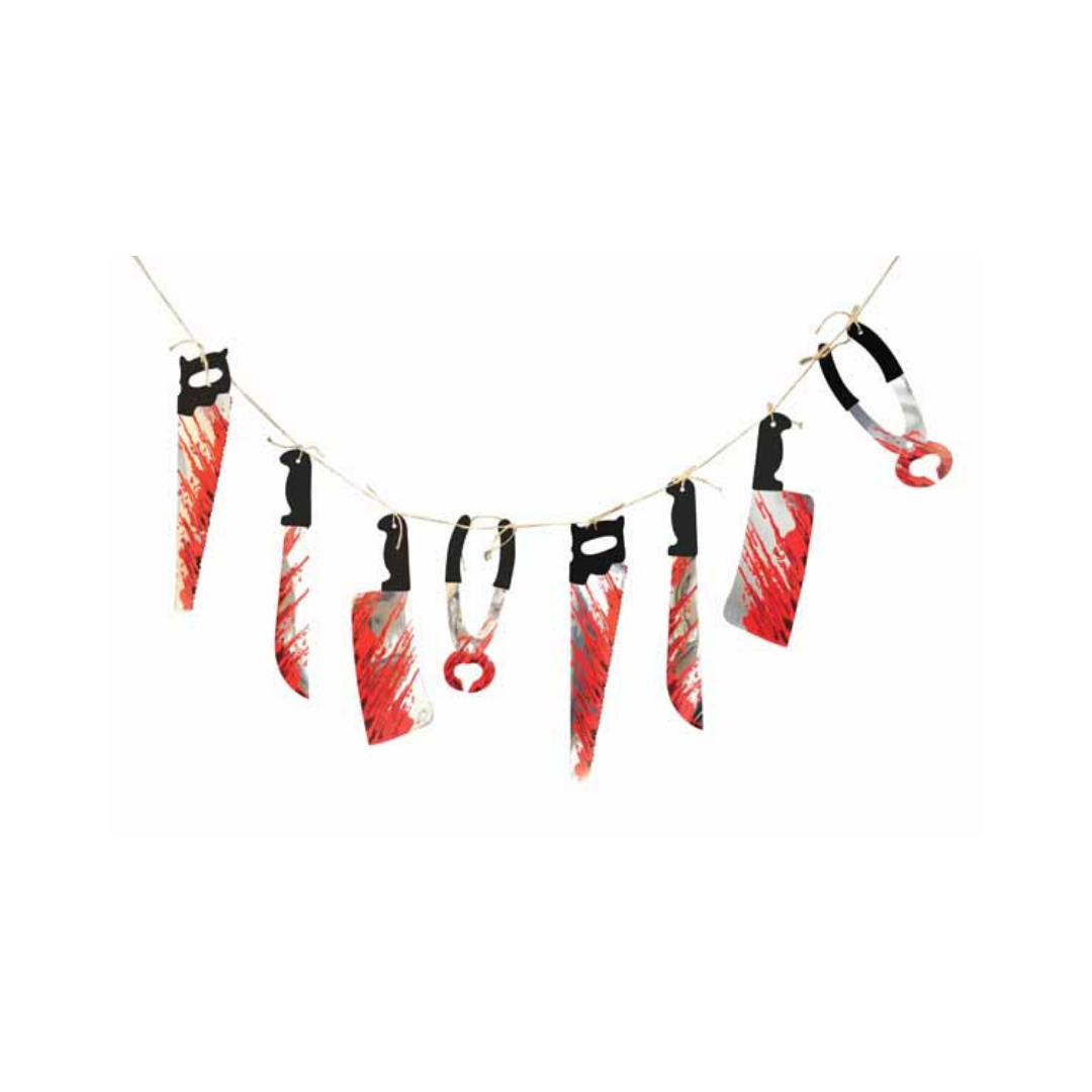 Guirlande d’outils de torture - 6'