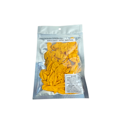 Ballons latex 5" - 50/Pqt - Jaune Foncé