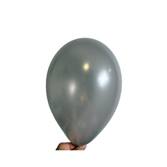 Ballons latex 12" - 1 Unité - Argent Métalique