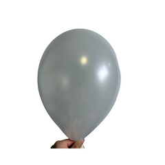 Ballons latex 12" - 1 Unité - Blanc Métalique