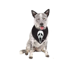Bandana pour chien - Ghost Face - Noir