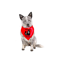 Bandana pour chien - Ghost Face - Rouge