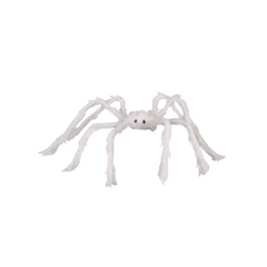 Araignée blanche poilue articulée – 30"
