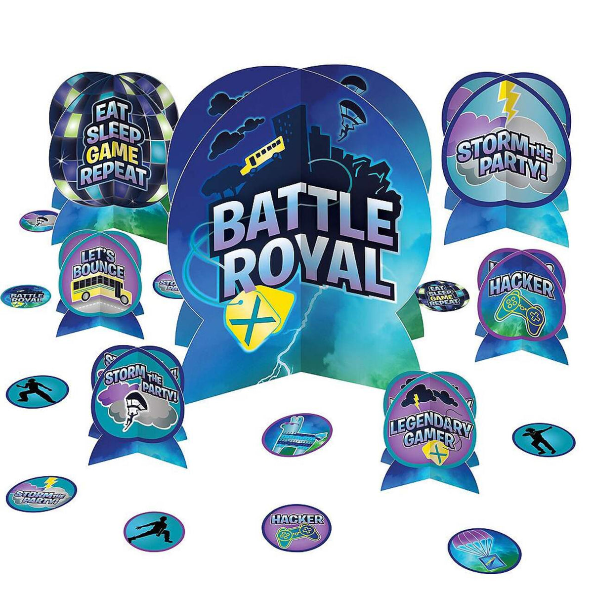 Kit - Décoration de table - Battle royale