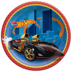 Assiettes à Dessert - Hot Wheels - 7" - 8/Pqt