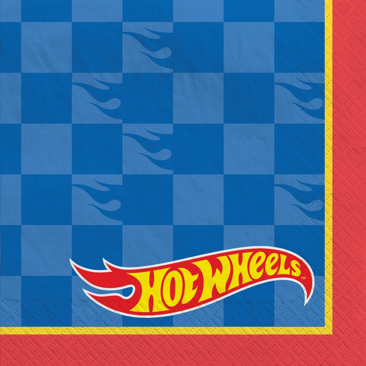Serviettes à Breuvage - Hot Wheels - 16/Pqt