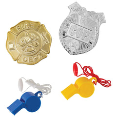 Babioles festives - Badges et sifflets - Premier répondant - 24/Pqt