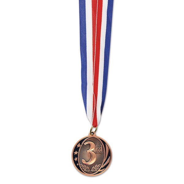 Médaille avec ruban - Bronze - 3e Place  - 2"
